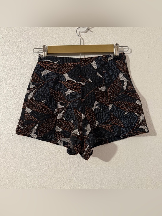 Zara Pants - Zara Trafaluc Collection Women’s Cotton Blend Shorts Size XS Blue Jaquard